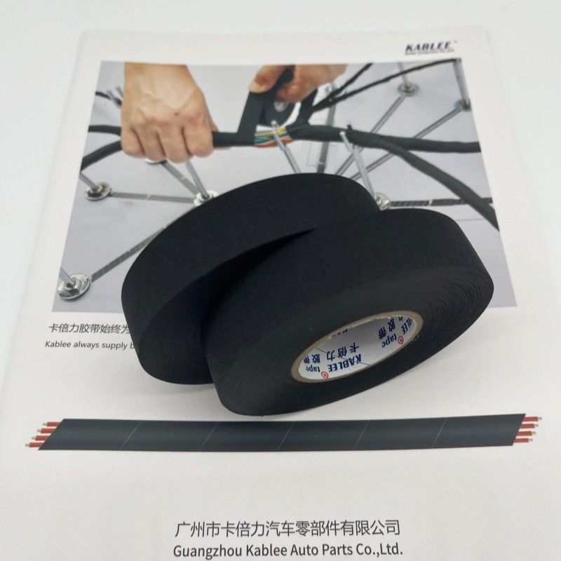 0.2mm 厚さ PET 自動車用ワイヤハース用布テープ 車用ワイヤ保護用