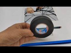 自動車車のオートバイのための黒い色の生地の布ワイヤー馬具テープ